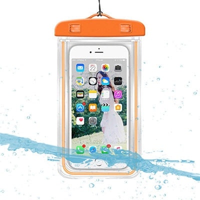 Waterproof Phone Pouch Drift Diving Swimming Bag Underwater Dry Bag Case Cover For Phone Water Sports Beach Pool Skiing 6 inch