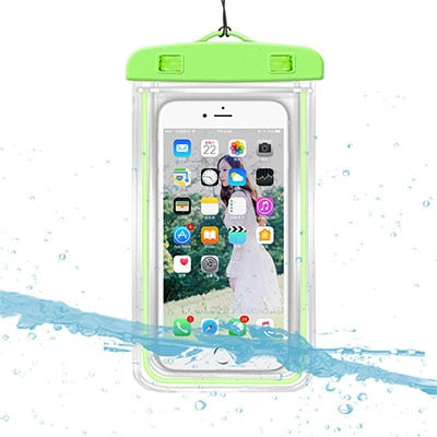 Waterproof Phone Pouch Drift Diving Swimming Bag Underwater Dry Bag Case Cover For Phone Water Sports Beach Pool Skiing 6 inch