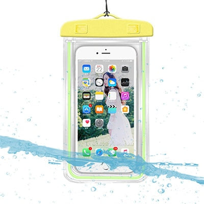 Waterproof Phone Pouch Drift Diving Swimming Bag Underwater Dry Bag Case Cover For Phone Water Sports Beach Pool Skiing 6 inch