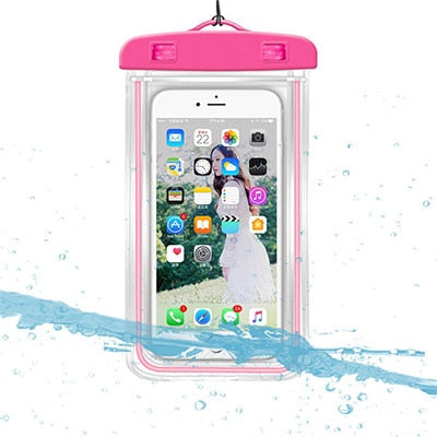 Waterproof Phone Pouch Drift Diving Swimming Bag Underwater Dry Bag Case Cover For Phone Water Sports Beach Pool Skiing 6 inch