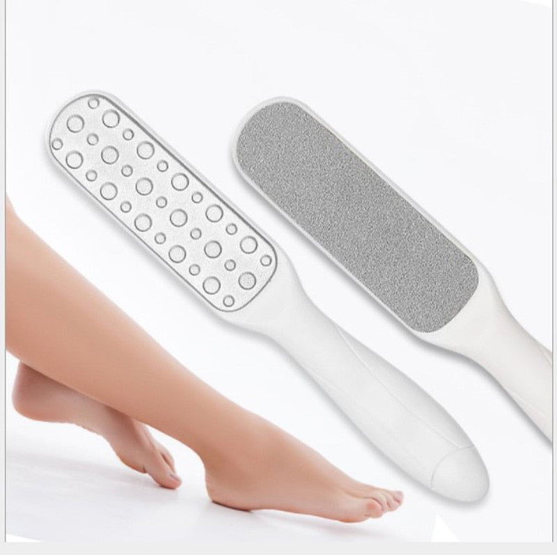 1pc Durable Stainless Steel Foot Rasp File Hard Dead Skin Callus Remover Pedicure File Grinding Feet Skin Care Nail Art Tools