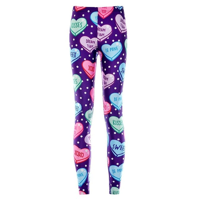 20 styles So Cute !!Dark & cat and Leopard print God Horse Mummy Dog Skull colorful Heart Printed leggings women's sexy Pants