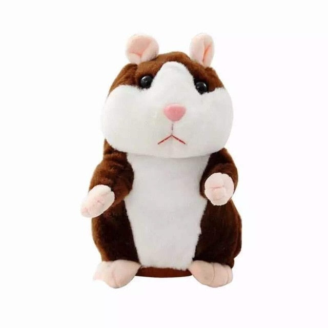 15cm Lovely Talking Hamster Speak Talk Sound Record Repeat Stuffed Plush Animal Kawaii Hamster Toys Children Kids Birthday Gifts