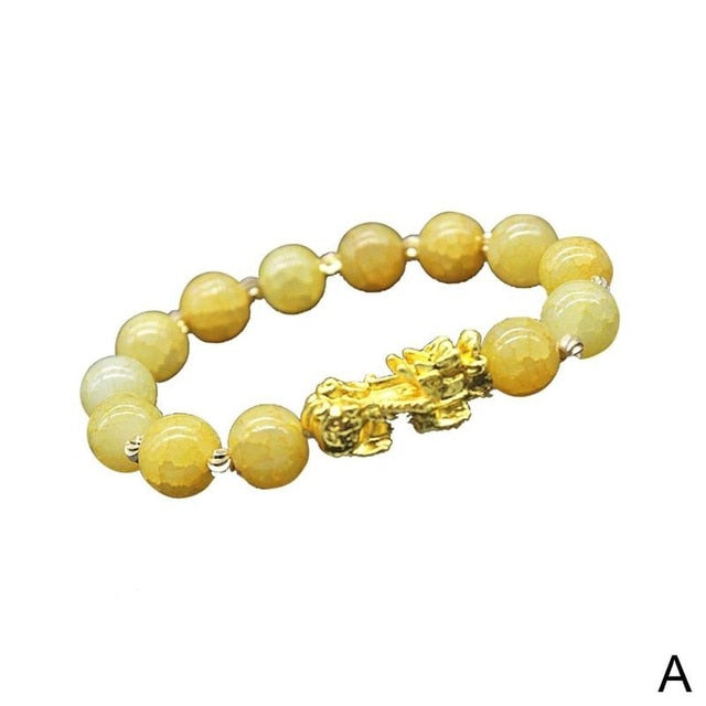 Pixiu Bracelet Chinese Good Lucky Charm Feng Shui Pi Yao Wealth good luck Bracelets Jewelry Lucky Bracelets Drop Shipping