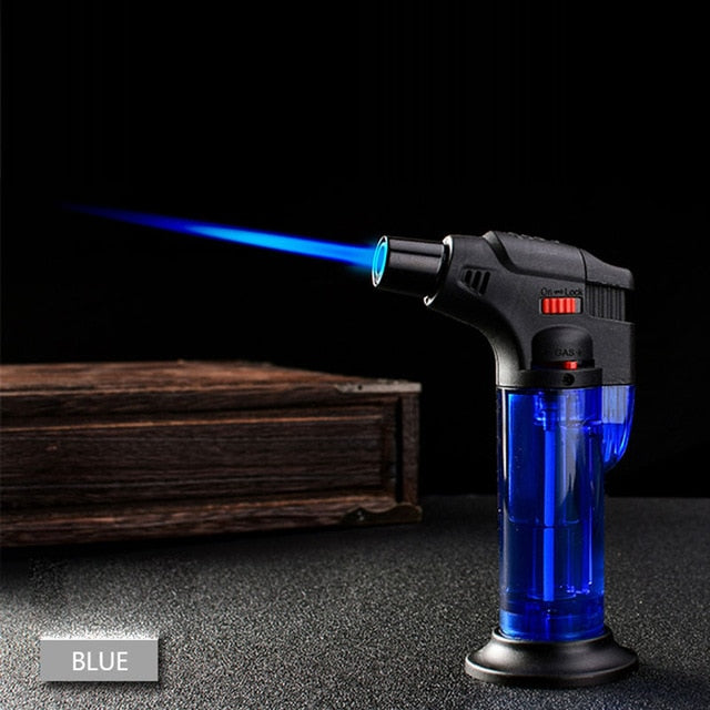 1pc Butane Lighter Torch Refillable Adjustable Flame Lighter Chef Cooking Torch BBQ Ignition Picnic Tool Dropshipping