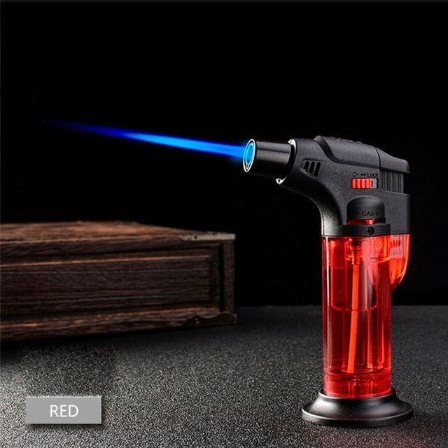 1pc Butane Lighter Torch Refillable Adjustable Flame Lighter Chef Cooking Torch BBQ Ignition Picnic Tool Dropshipping