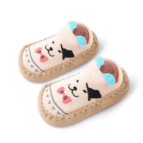 2020 New born Baby Socks With Rubber Soles Infant Baby Girls Boys Shoes Spring Autumn Baby Floor Socks Anti Slip Soft Sole Sock