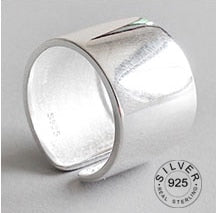 Vintage Silver Color Metal Punk Letter Open Rings Design Finger Rings for Women men Party Jewelry Gifts LETTER