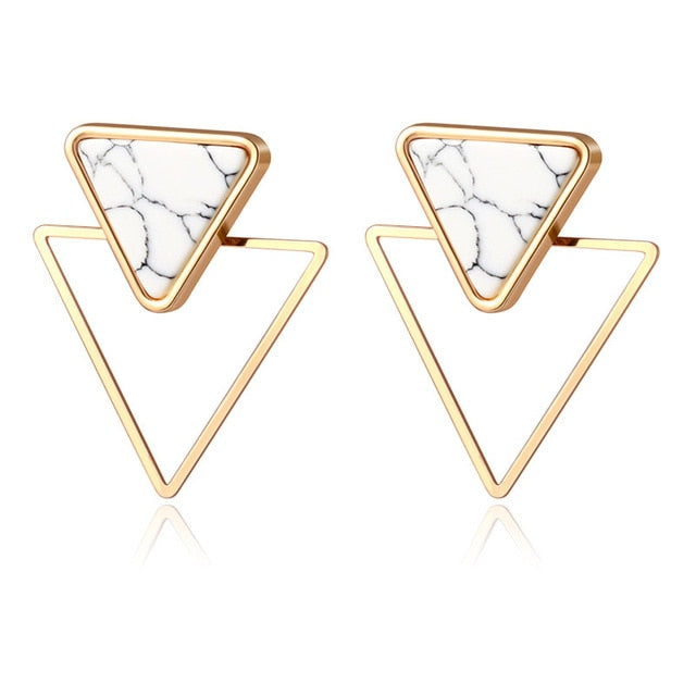 LOVR New Korean Statement Drop Earrings For Women Fashion Vintage Geometric Long Dangle Earrings 2020 kolczyki Female Jewelry