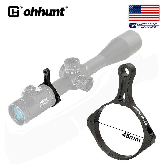 SHIP FROM USA ohhunt  Rifle Scope Accessories Aluminum 44mm 45mm Zoom Adjust Switch View Throw Lever For Hunting Riflescope