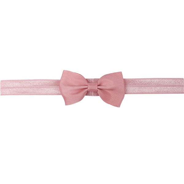 20pcs/set Cute Bow Tie Headband Hair band DIY Handmade Grosgrain Ribbon Elastic Hairband Baby Kids Hair Accessories