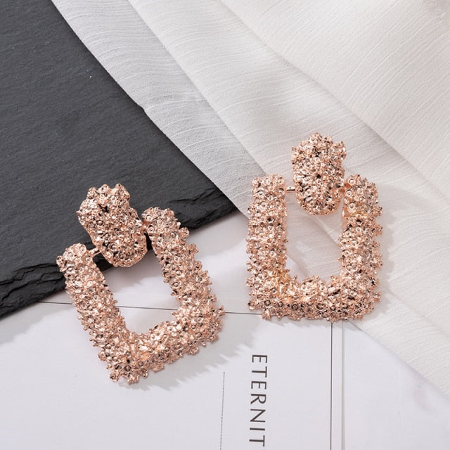 Fashion Statement Earrings Large Geometric Earrings For Women Hanging Dangle Earrings Drop Earrings 2020 Modern Female Jewelry