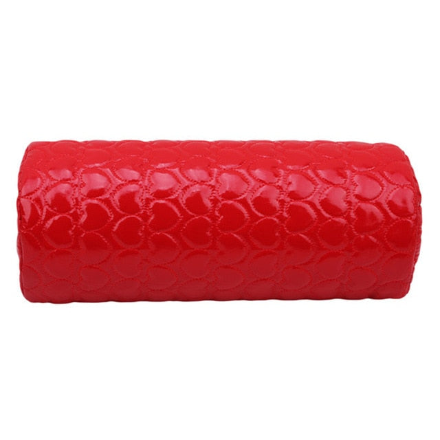 1PC Professional Hand Cushion Holder Soft PU Leather Sponge Arm Rest Love Heart Design Nail Pillow Manicure Art Supplies