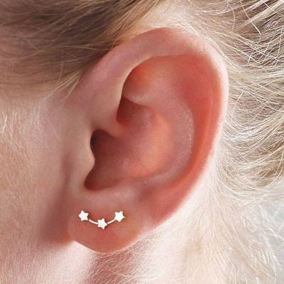 2020 New Fashion Simulated Pearls Pendient  Angel Wings Leaf Feather Flowers Stud Earrings For Women Wedding Jewelry