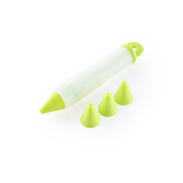 Silicone Food Writing Pen Chocolate Decorating Tools Cake Mold Cream Cup Cookie Icing Piping Pastry Nozzles Kitchen Accessories