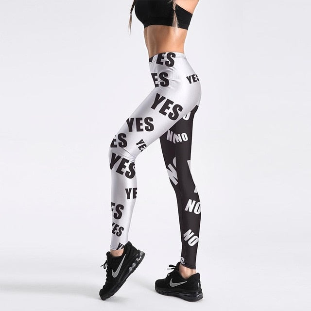 Qickitout 12% Spandex Fashion Cartoon Ice Cream God Horse Skull Digital Printed Legging Womens Star Stretch Pants