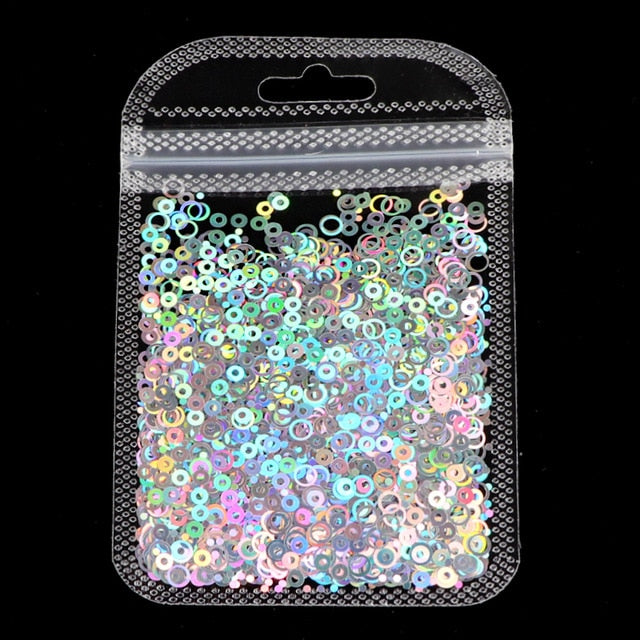 1Bag Holographic Maple Leaf Nail Art Sequins Chameleon Nail Glitter Flakes Laser Fall Leaves Nail Supplies Nail Art Decoration