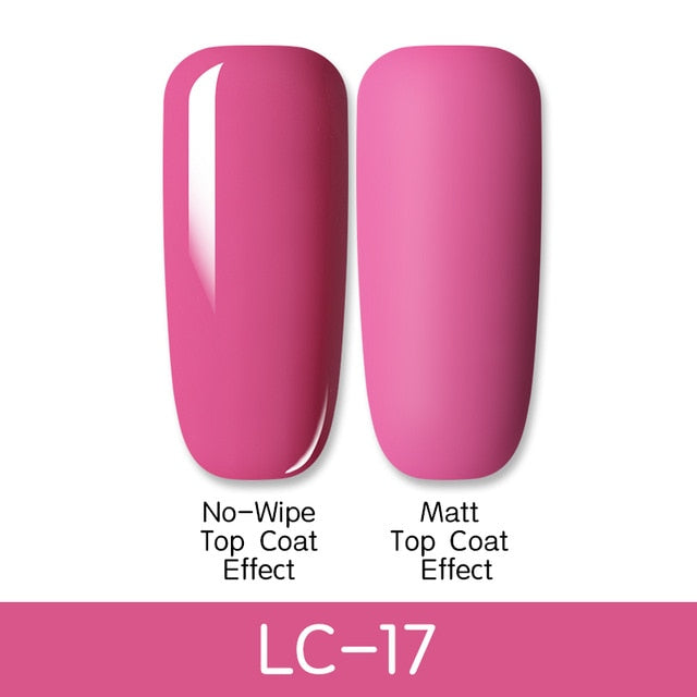 LILYCUTE Matte Gel Nail Polish Matte Top Coat Need 7ML Autumn Color Hybrid Varnish Soak Off UV Gel Nail Art Design Gel Polish