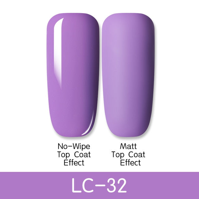 LILYCUTE Matte Gel Nail Polish Matte Top Coat Need 7ML Autumn Color Hybrid Varnish Soak Off UV Gel Nail Art Design Gel Polish