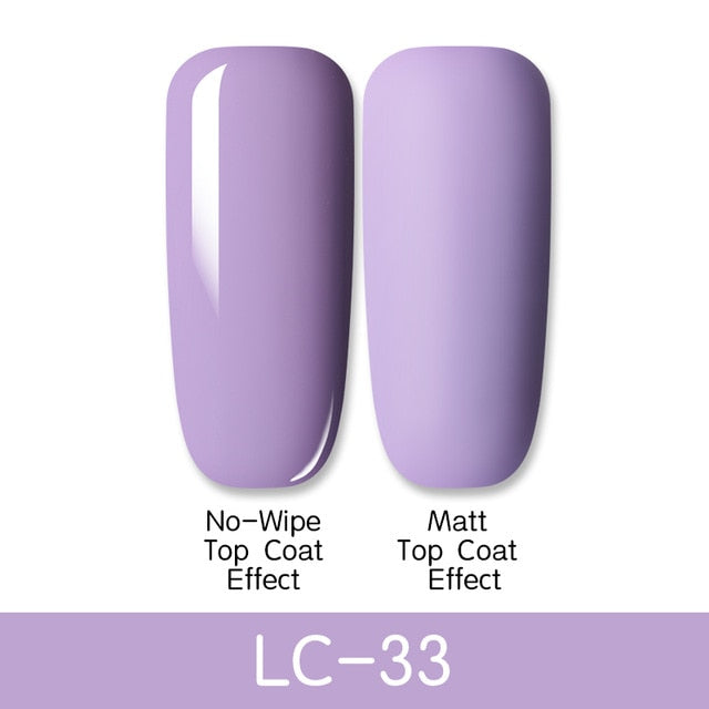 LILYCUTE Matte Gel Nail Polish Matte Top Coat Need 7ML Autumn Color Hybrid Varnish Soak Off UV Gel Nail Art Design Gel Polish