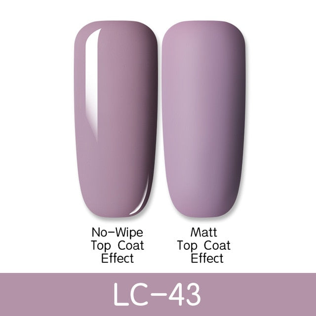 LILYCUTE Matte Gel Nail Polish Matte Top Coat Need 7ML Autumn Color Hybrid Varnish Soak Off UV Gel Nail Art Design Gel Polish