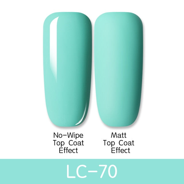 LILYCUTE Matte Gel Nail Polish Matte Top Coat Need 7ML Autumn Color Hybrid Varnish Soak Off UV Gel Nail Art Design Gel Polish