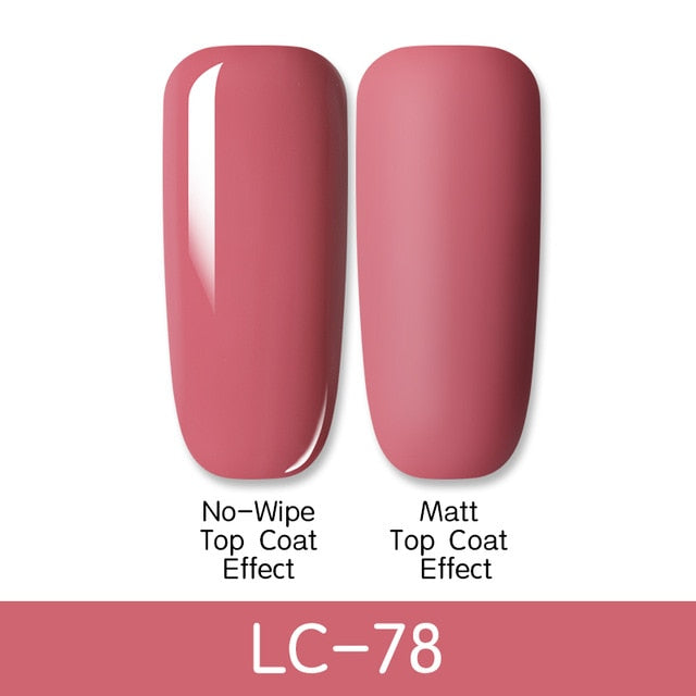 LILYCUTE Matte Gel Nail Polish Matte Top Coat Need 7ML Autumn Color Hybrid Varnish Soak Off UV Gel Nail Art Design Gel Polish