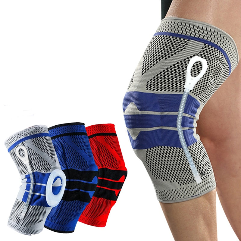 1 Piece Silicone Knee Pads Strap Knee Braces For Arthritis Knee Pads For Joints Support Meniscus Compression Protection Sport
