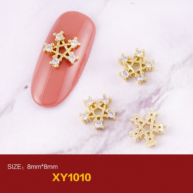 High Quality New Nail Zirconia Chain Diamond Unicorn Zircon Nail Ornaments Jewelry DIY Nail Supplies Decoration