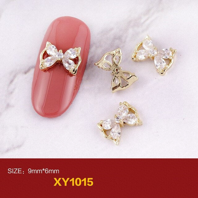 High Quality New Nail Zirconia Chain Diamond Unicorn Zircon Nail Ornaments Jewelry DIY Nail Supplies Decoration