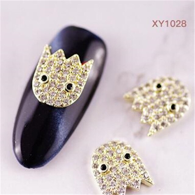 High Quality New Nail Zirconia Chain Diamond Unicorn Zircon Nail Ornaments Jewelry DIY Nail Supplies Decoration