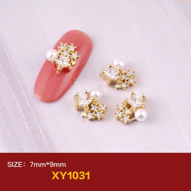 High Quality New Nail Zirconia Chain Diamond Unicorn Zircon Nail Ornaments Jewelry DIY Nail Supplies Decoration