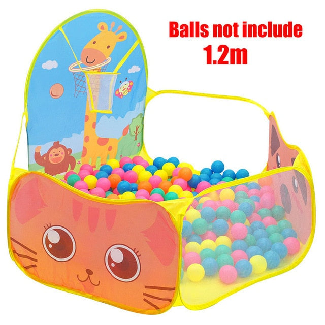 Portable Baby Playground Playpen for Children Large Kids Tent Ball Pool Bebe Balls Pit with Tunnel Baby Park Camping Dry Pool