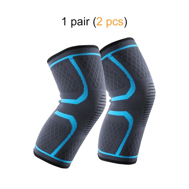 Ship from USA 1 Pair Knee Brace Knee Compression Sleeve Support for Men Women Running Hiking Arthritis ACL Meniscus Tear Sports