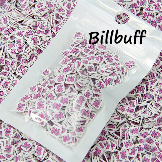 10g DIY Simulation Food Slice Slimes Additives Soft Slice for Nail Art Beauty Decor Slimes Filler Supplies Charms Accessories To