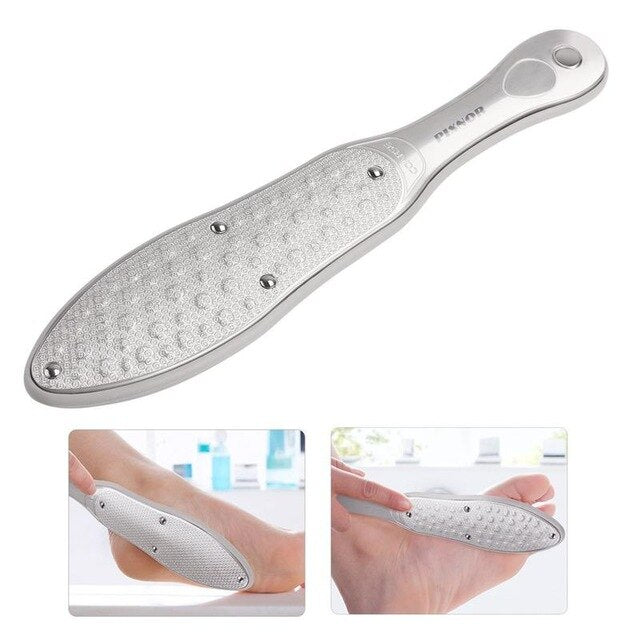 Professional Sunflower Stainless Steel Calluse Remover Pedicure File Dead Skin Remover Pedicure Scrubber Foot Rasp Exfoliating