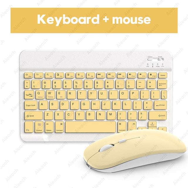 Bluetooth Keyboard and Mouse For Apple Teclado iPad Xiaomi Samsung Huawei Phone Tablet Wireless Keyboard For Android IOS Windows