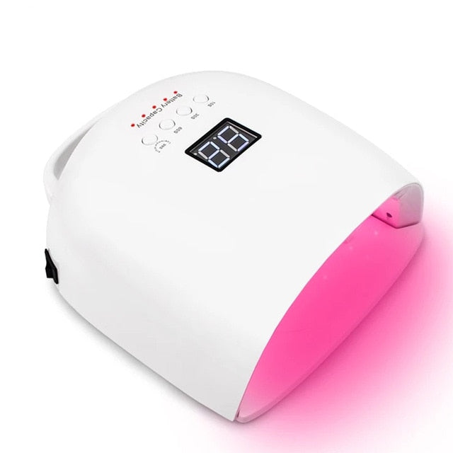 Built-in Rechargeable Battery Nail UV Lamp Wireless Gel Dryer Fast Curing Light Manicure Pedicure Lamps Cordless LED Nail Lamp