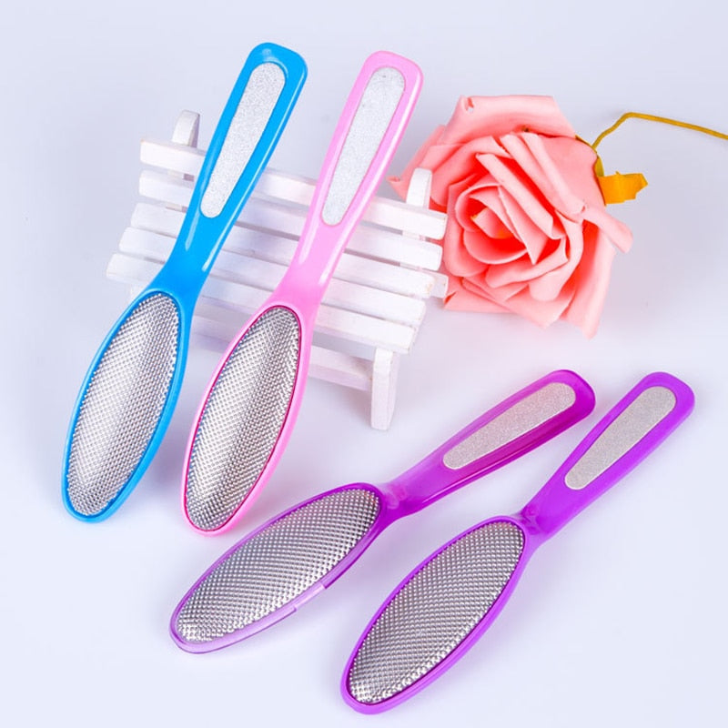 Shopping Stainless Steel Foot File Callus Dead Skin Remover File Exfoliating Pedicure Foot Care Tool SMJGood