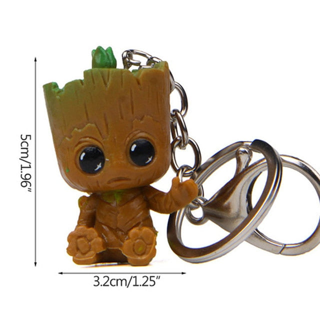 Groot Flowerpot Cute Model Toy Pen Pot Flower Pot Planter Figurines Tree Man Garden Planter Flower Pot Gift For Baby Kids