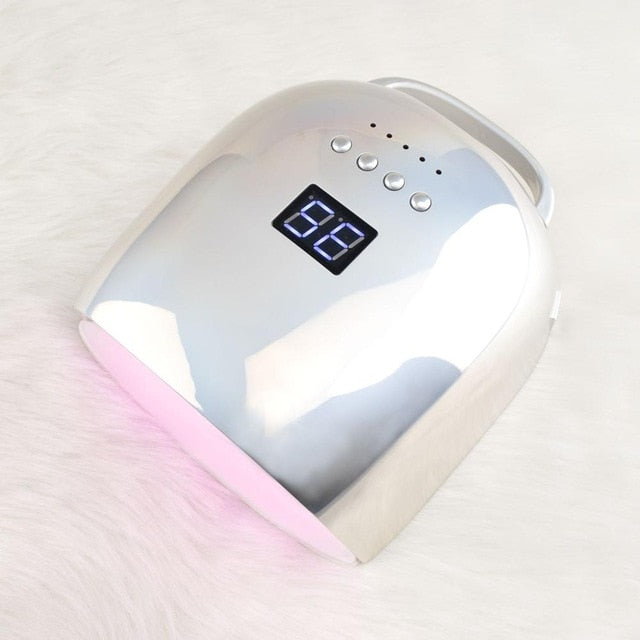 86w Rechargeable Cordless Sun UV LED Lamp Nail dryer For Curing All Gels 52 LEDs Dryer Lamp Polish Light with LCD Timer Sensor