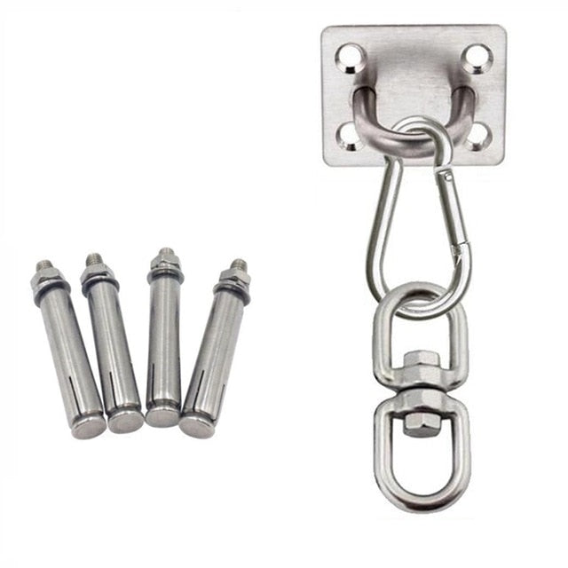 304 Stainless Steel Ceiling Hanging Kit Anchor Suspension Bracket Hook Hanger For Yoga Hammock Sex Swing Hanging Chair Sandbag