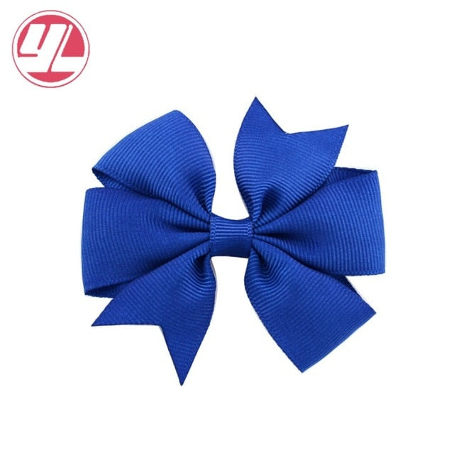40 Colors New Baby Girl Hair Bow Toddler Butterfly Bow Knot Hair Pin Infant Hair Accessories