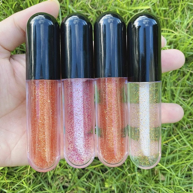10/30/50pcs Empty 7.8ML Lipgloss Tubes Round Transparent Lip Gloss Tubes With Wand Empty Lip Gloss Tubes Clear Ship From USA
