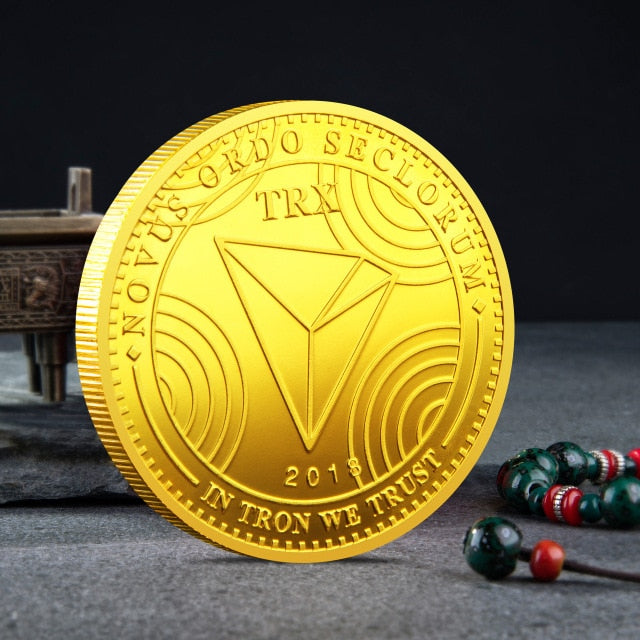 1pcs Creative Souvenir Gold Plated Bitcoin Coin Collectible Bit Metal Coin Collection Physical Cryptocurrency Commemorative Coin