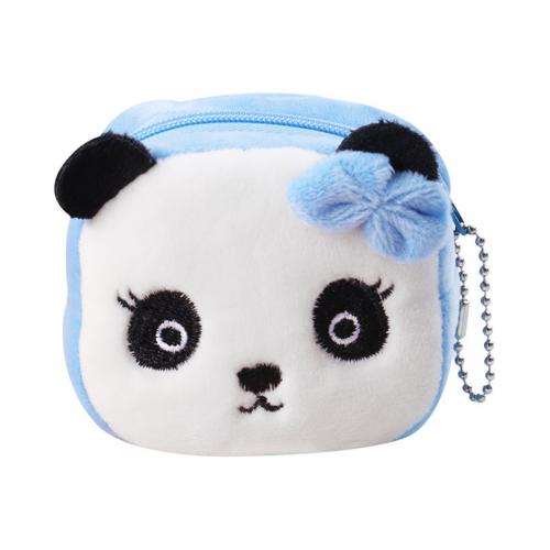 Portable Cute Plush Coin Purse Panda Animal Small Coin Purse Zipper Money Wallet Kids Birthday Gift New