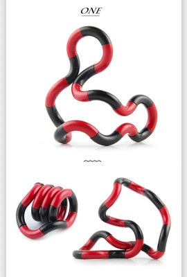 NEW Fidget Anti Stress Toy Twist Adult Decompression Toy Child Deformation Rope Perfect for stress kids to play toys random send