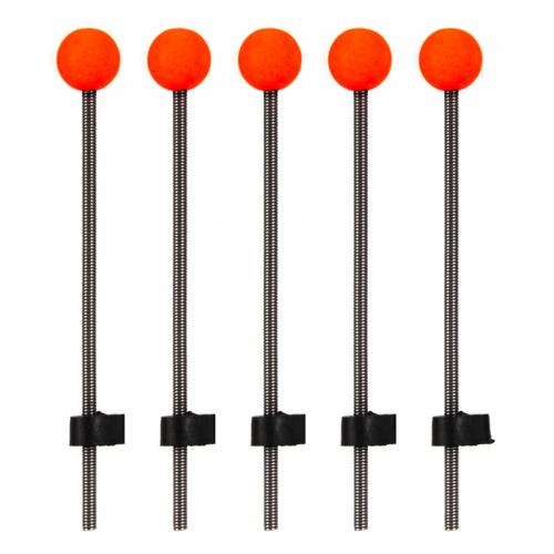 5Pcs Portable Winter Outdoor Fishing Red Ball Spring for Boat Sea Ice Fishing Rod Tools Tackle Accessories Equipment