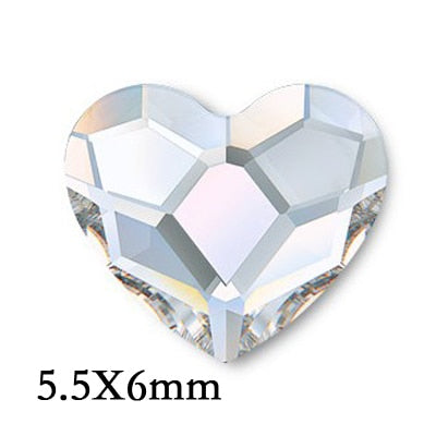 20pcs Crystal Nail Diamond Pixie Strass Clear Glass Rhinestones For 3D Nails Art Decorations Supplies Jewelry Rhinestone