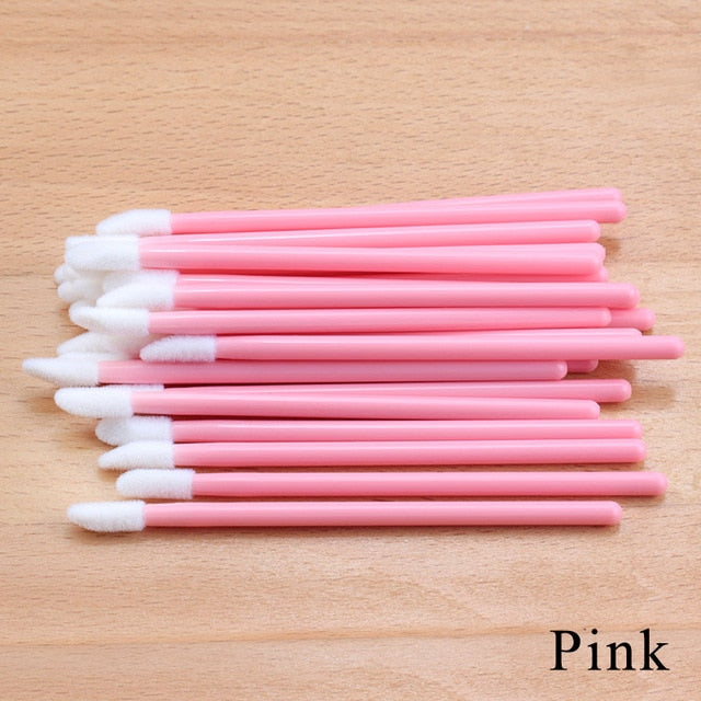 50pcs Disposable Eyelashes brush Individual Lash Removing Cleaning  Mascara Applicator Makeup Brushes For Eyelash Extension Tool